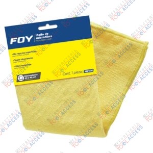 Paño de microfibra de 40 x 40 cm amarillo