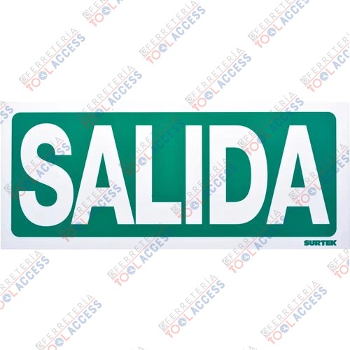 Señal "Salida"